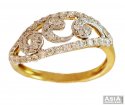 18k Fancy Swirls Diamond Ring - Click here to buy online - 1,667 only..