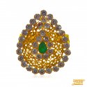 22 Karat Gold Emaerald Ring - Click here to buy online - 911 only..