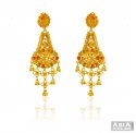 Filigree 22k Gold Earrings - Click here to buy online - 1,051 only..
