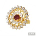 Click here to View - Designer Ruby Ring (22K Gold)  