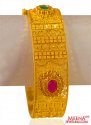 22K Yellow Gold Wide Kada (1pc) - Click here to buy online - 4,379 only..