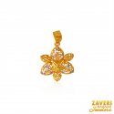 Gold Two Tone Pendant - Click here to buy online - 189 only..