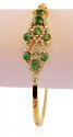 Click here to View - 18K Diamond and Emerald Kada 