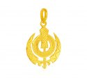 Click here to View - 22K Khanda Pendant 