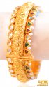 Click here to View - 22Kt Gold Antique Kada (1 Pc) 