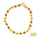 22 Karat Gold Rudraksh Bracelet - Click here to buy online - 1,209 only..