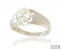 White Gold 18K Mens Ring With CZ - Click here to buy online - 1,000 only..