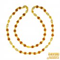 22 Kt Gold Rudraksh Mala  - Click here to buy online - 3,147 only..