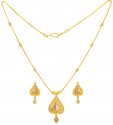 22 Karat Gold Two Tone Set - Click here to buy online - 1,003 only..
