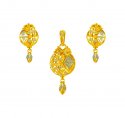 Click here to View - 22kt Gold Pendant Set 