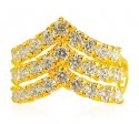 22kt Gold CZ Ring - Click here to buy online - 575 only..