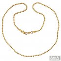 22k Fancy Gold Chain(16 inch) - Click here to buy online - 1,139 only..