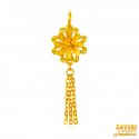 Click here to View - 22Kt Gold Fancy Floral Pendant 