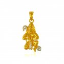 22K Gold Hanuman Pendant - Click here to buy online - 610 only..
