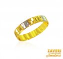 22 Kt Gold Two Tone Band - Click here to buy online - 230 only..