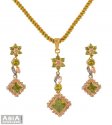 Click here to View - 22K Gold Fancy Pendant Set 