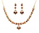 18k Diamond Set With Tourmaline - Click here to buy online - 11,104 only..