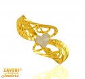 22 Kt Gold Two Tone Ring - Click here to buy online - 340 only..