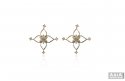 18k White Gold Earrings - Click here to buy online - 516 only..