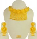 22Kt Gold Necklace Set  - Click here to buy online - 5,591 only..