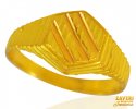 22KT Yellow Gold Mens Ring  - Click here to buy online - 726 only..