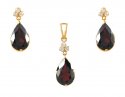18K Fancy Pendant Set - Click here to buy online - 1,197 only..