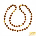 22 Kt Gold Rudraksh Mala - Click here to buy online - 2,961 only..