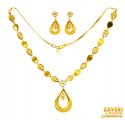 22kt Gold Necklace Set for Ladies - Click here to buy online - 2,186 only..