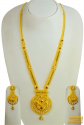 22Kt Gold Fancy Long Necklace - Click here to buy online - 8,664 only..