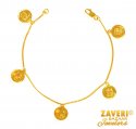 22k Gold Coins Bracelet  - Click here to buy online - 711 only..