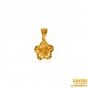 22K Gold Fancy Pendant - Click here to buy online - 393 only..