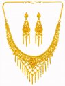 Click here to View - 22 Karat Gold Necklace Earring Set 