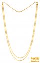 Click here to View - 22Kt Gold Beads Layered Chain 