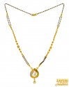22k Gold Light Mangalsutra - Click here to buy online - 2,199 only..