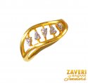 Click here to View - 22Kt Gold CZ Fancy Ring 
