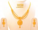 Click here to View - 22Kt Gold Necklace Set 