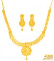 Click here to View - 22 Karat Gold Necklace Set 