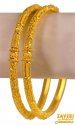 Click here to View - 22Kt Gold Designer Bangles (2 Pc) 