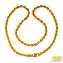 22 Kt  Gold Chain 16 In - Click here to buy online - 859 only..