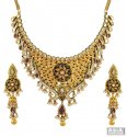 22k Exclusive Kundan Necklace Set - Click here to buy online - 14,978 only..