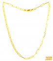 Click here to View - 22Kt Gold Paper Clip Chain 