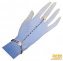 Click here to View - 22Kt Gold Black Beads Panja (1 Pc) 