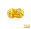 22K Gold Cz Fancy Band - Click here to buy online - 436 only..