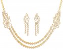 Click here to View - 18K Gold Layered Diamond Set 