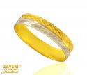 22 Kt Two Tone Gold Band - Click here to buy online - 244 only..