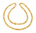22 Kt Gold Figaro Chain  - Click here to buy online - 4,504 only..