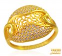 22K Gold Designer Ring - Click here to buy online - 693 only..