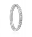 White Gold 18K Diamond Band - Click here to buy online - 1,052 only..
