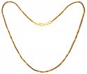 22KT Gold Beads Mangalsutra Chain - Click here to buy online - 1,133 only..