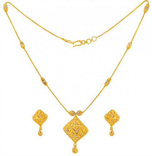 22 Karat Gold Necklace Set 